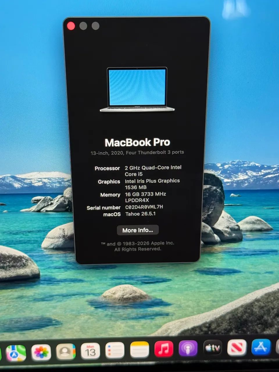 MacBook Pro 2020 Touchbar  - Foto 5