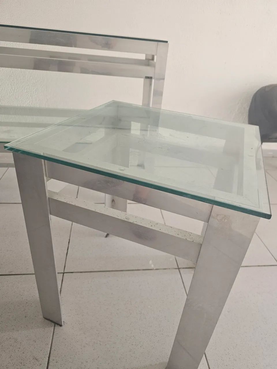 Conjunto Inox - centro - mesa - Foto 2