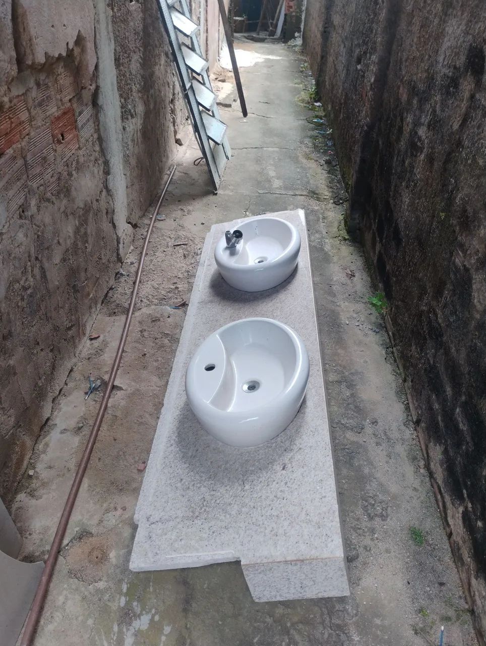 Pia flutuante dupla 