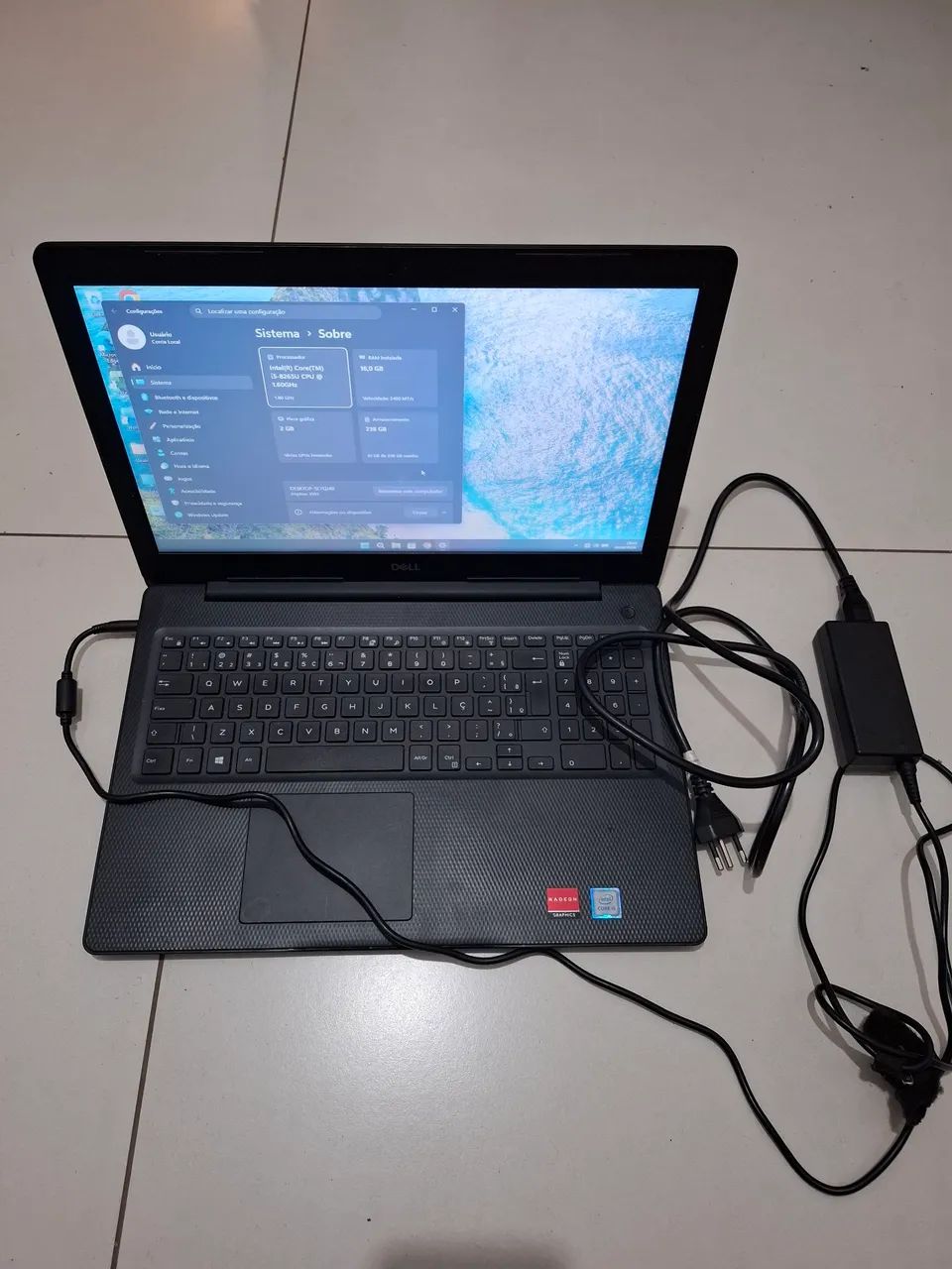Notbook dell i5 seminovo sem nenhum risco ou arranhao  - Foto 4