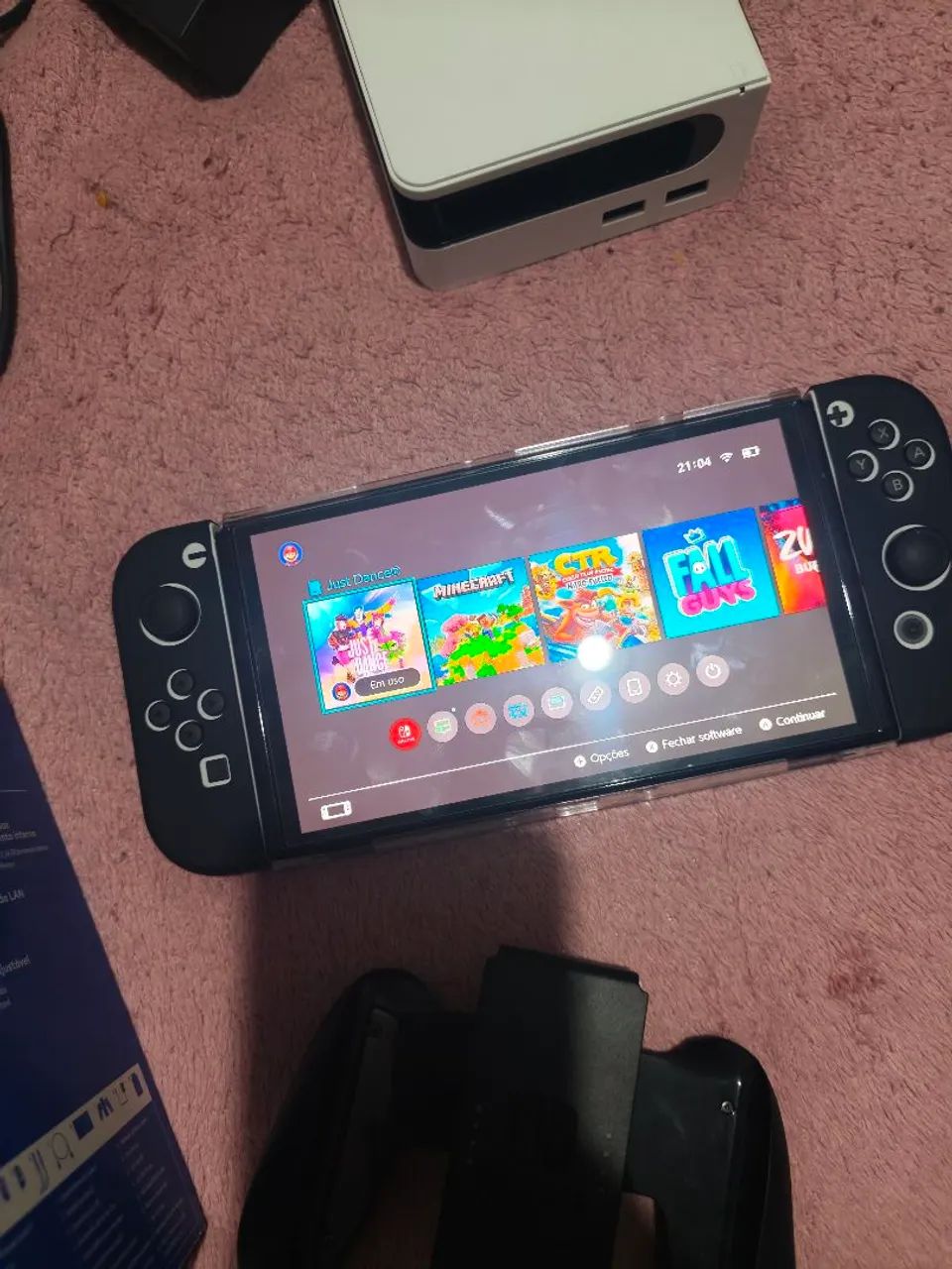 Nintendo switch oled 1 mês de uso - Foto 2