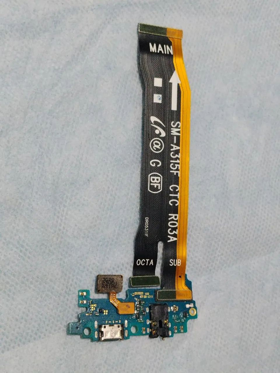Plaquinha de carga original Galaxy A31