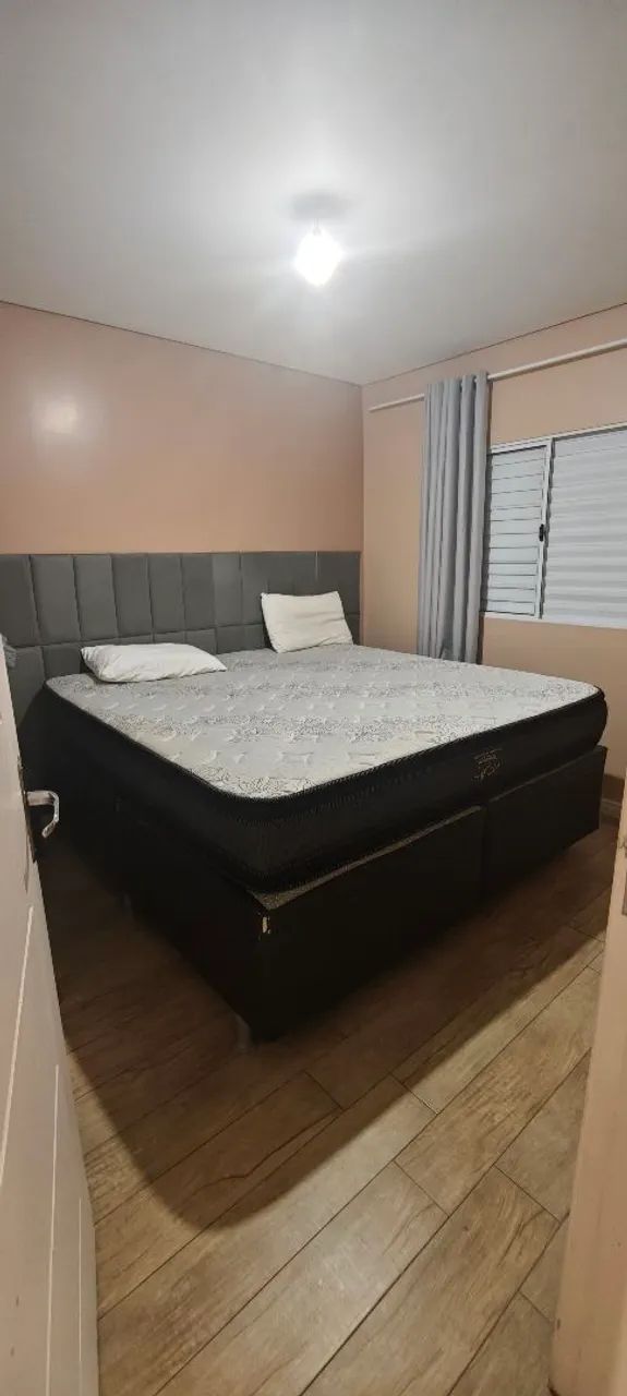 Cama completa king com baú  - Foto 2