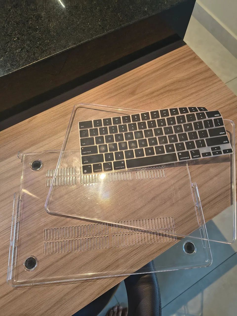 Tela de proteção e capa de teclado MacBook pro m5