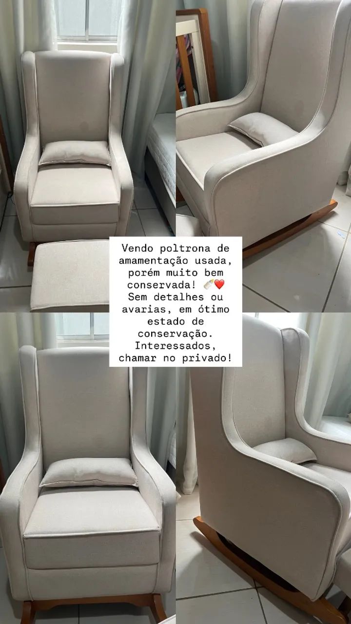 Poltrona de amamentação 