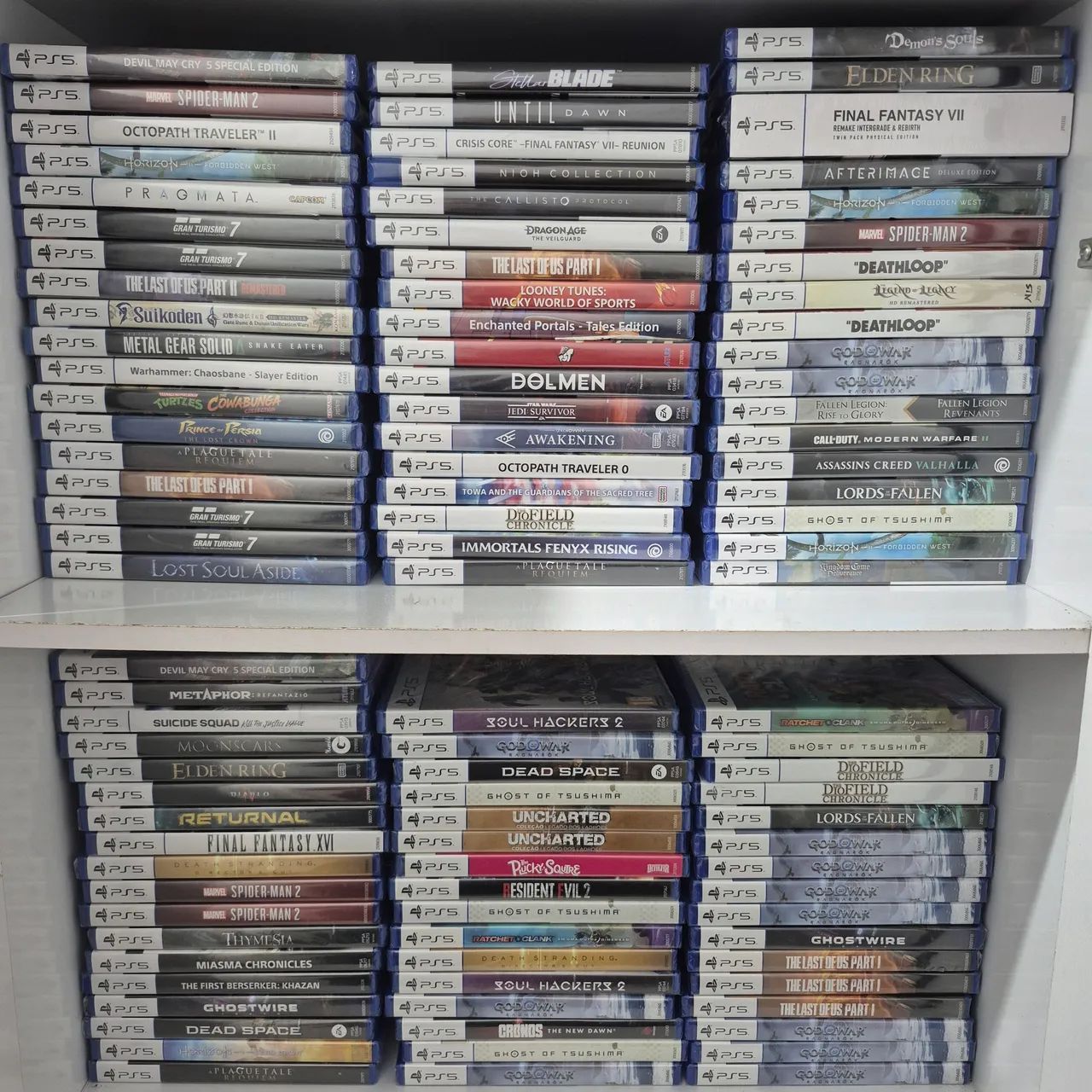 Jogos de PS5.