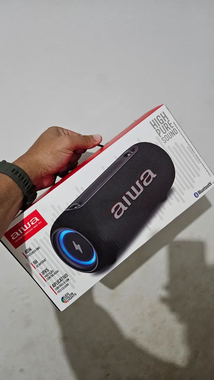 caixa de som AIWA 