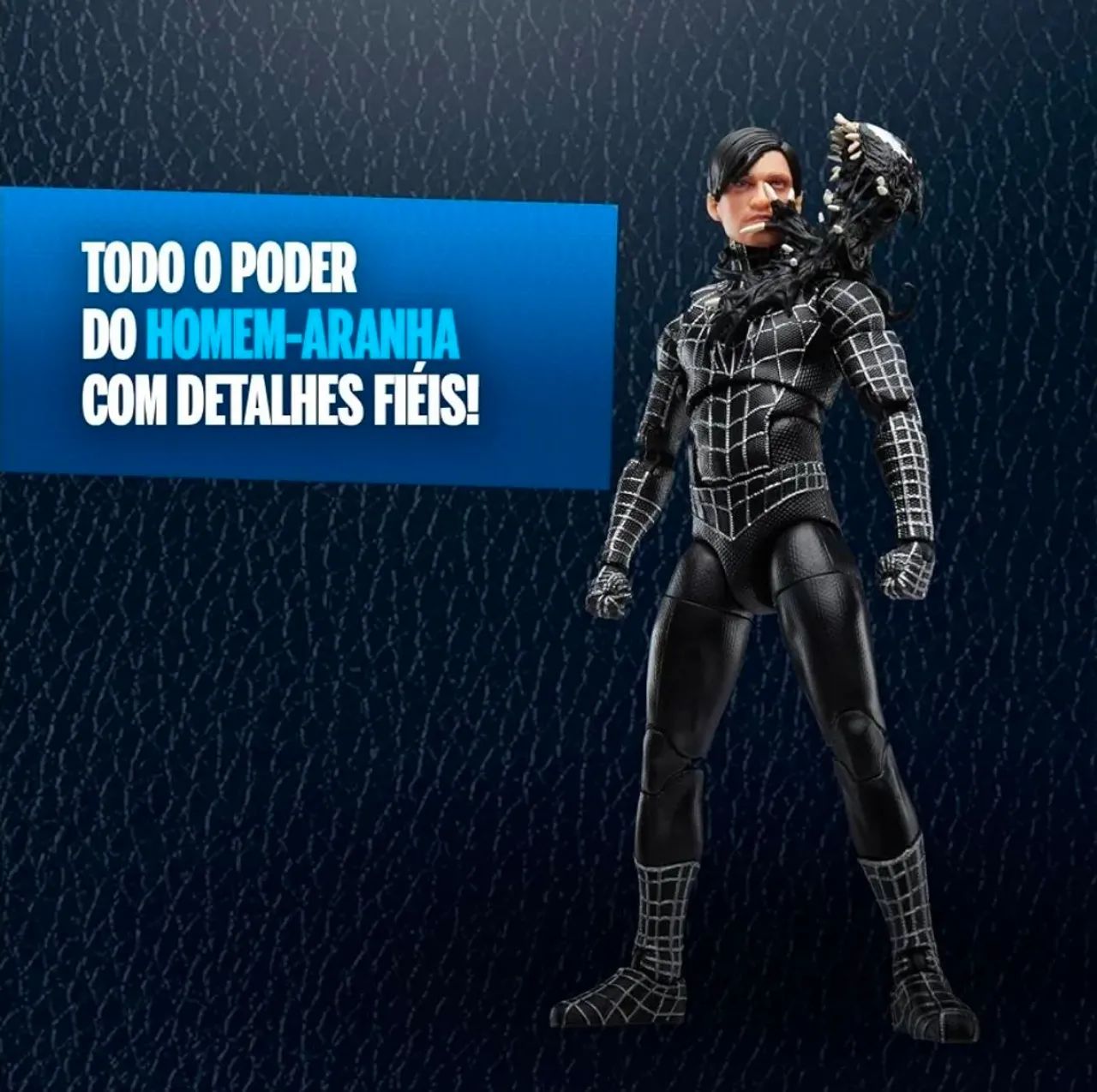 Marvel Legends Spider Man 3 Black Suit lacrado - Foto 4