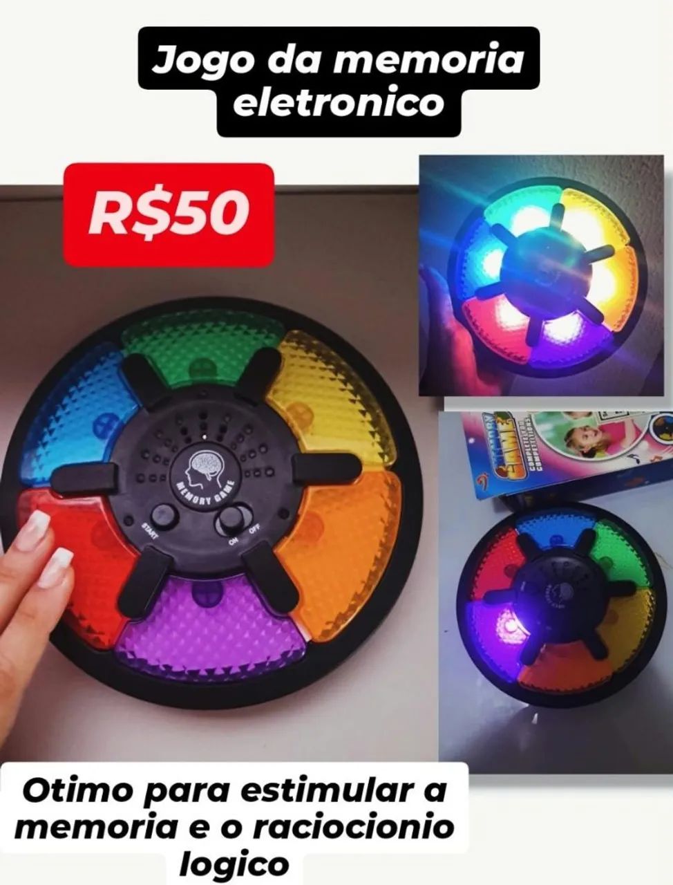 Jogo da memoria eletronico