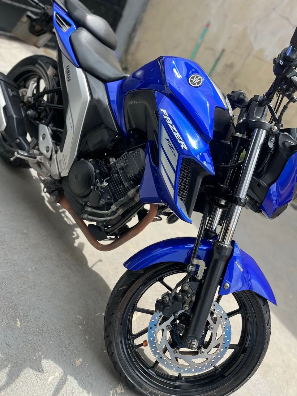Fazer 250 azul top 