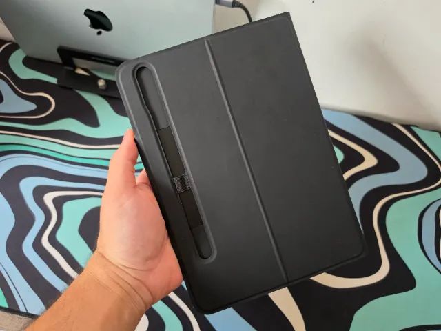 Capa Teclado Bluetooth Touchpad Galaxy Tab S7 S8 S9 S9 FE 11" Preto - Foto 5