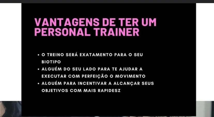 Treinos personalizados 