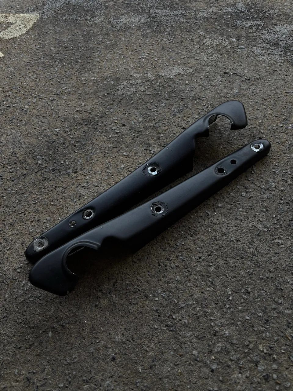 Espadas laterais acabamento paralama traseiro harley sportster