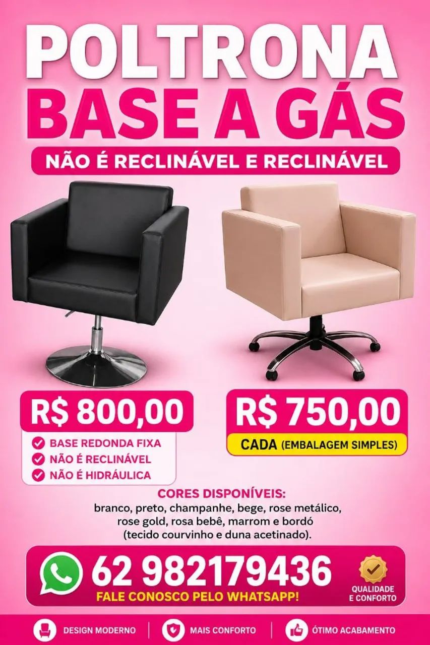 Cadeira para salão a partir de 750.00 - Foto 2