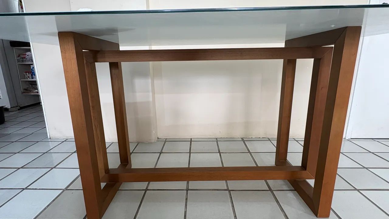 Mesa de jantar 6 lugares semi nova  - Foto 2