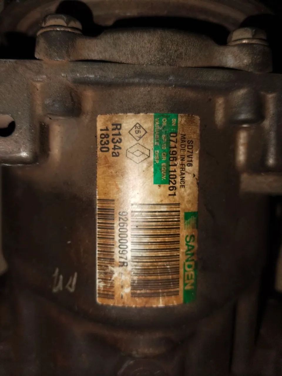 Compressor de ar da Renault  - Foto 5