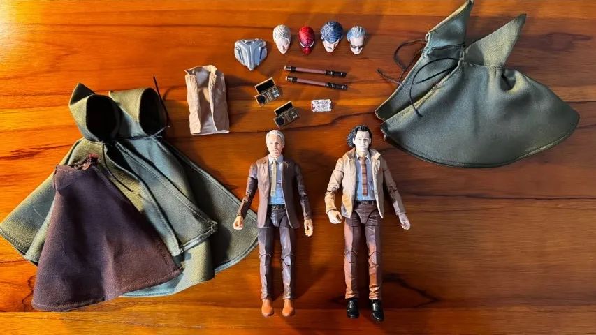 Lote Marvel Legends Capas de Tecido 1/12 Loki Mobius BAF Acessórios Tony Stark Custom