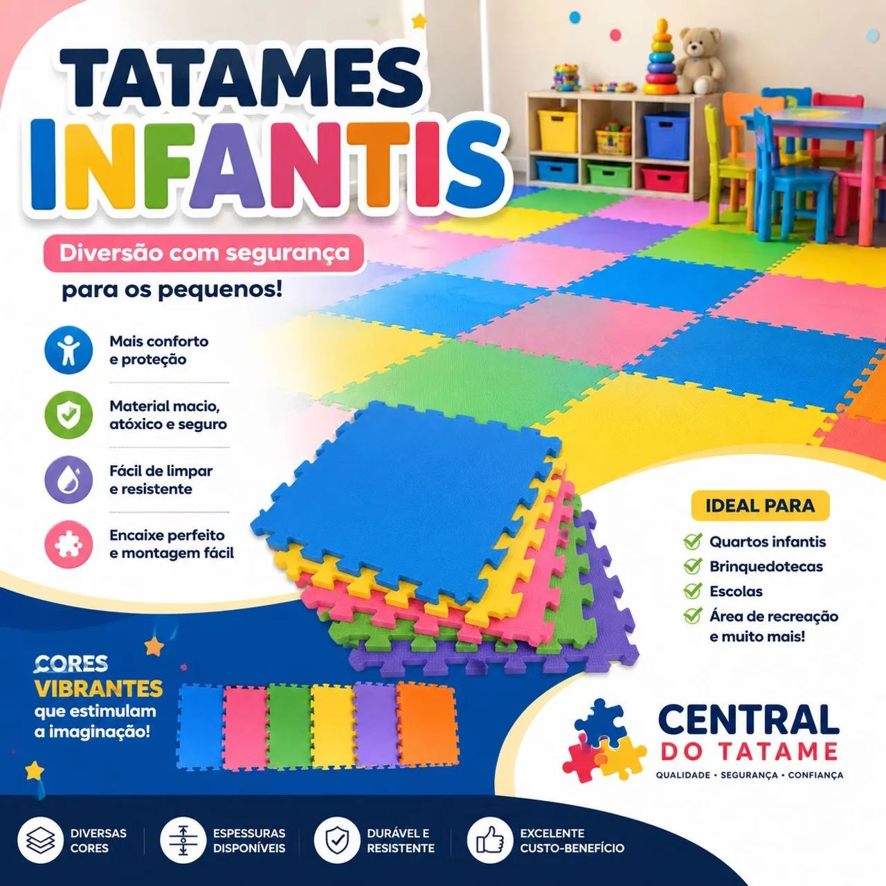 Tatames EVA infantis
