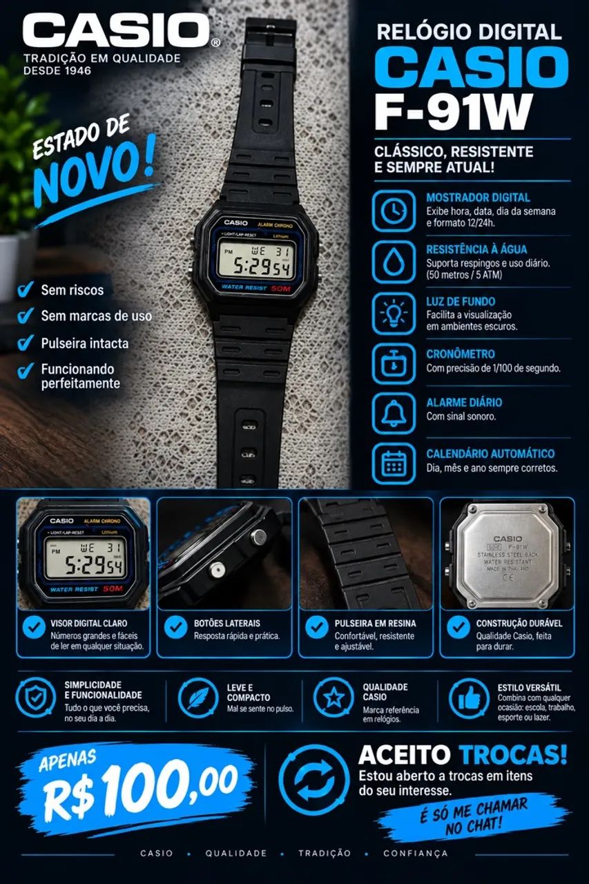 CASIO Relógio 