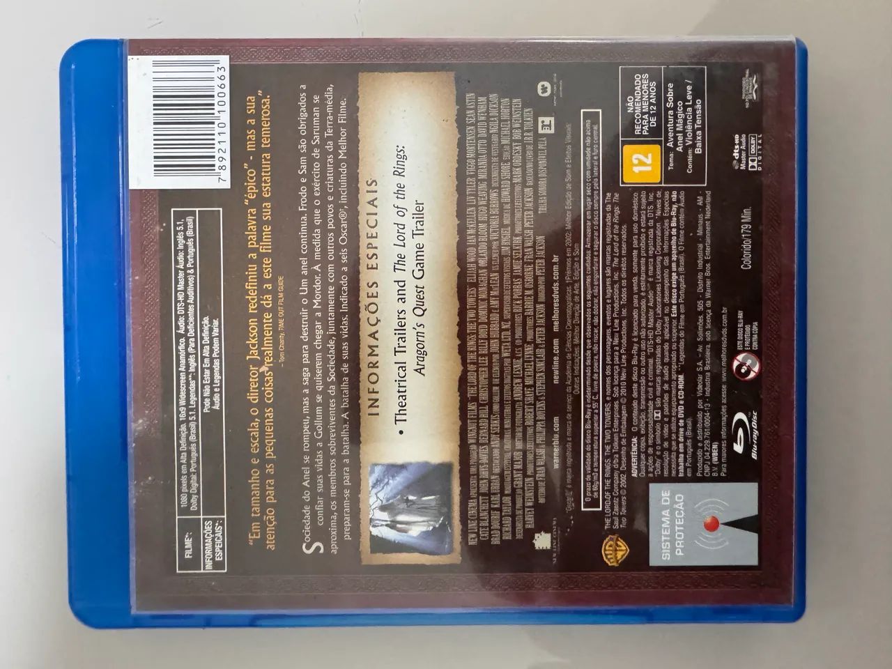 Bluray O Senhor dos Aneis As Duas Torres - Foto 3