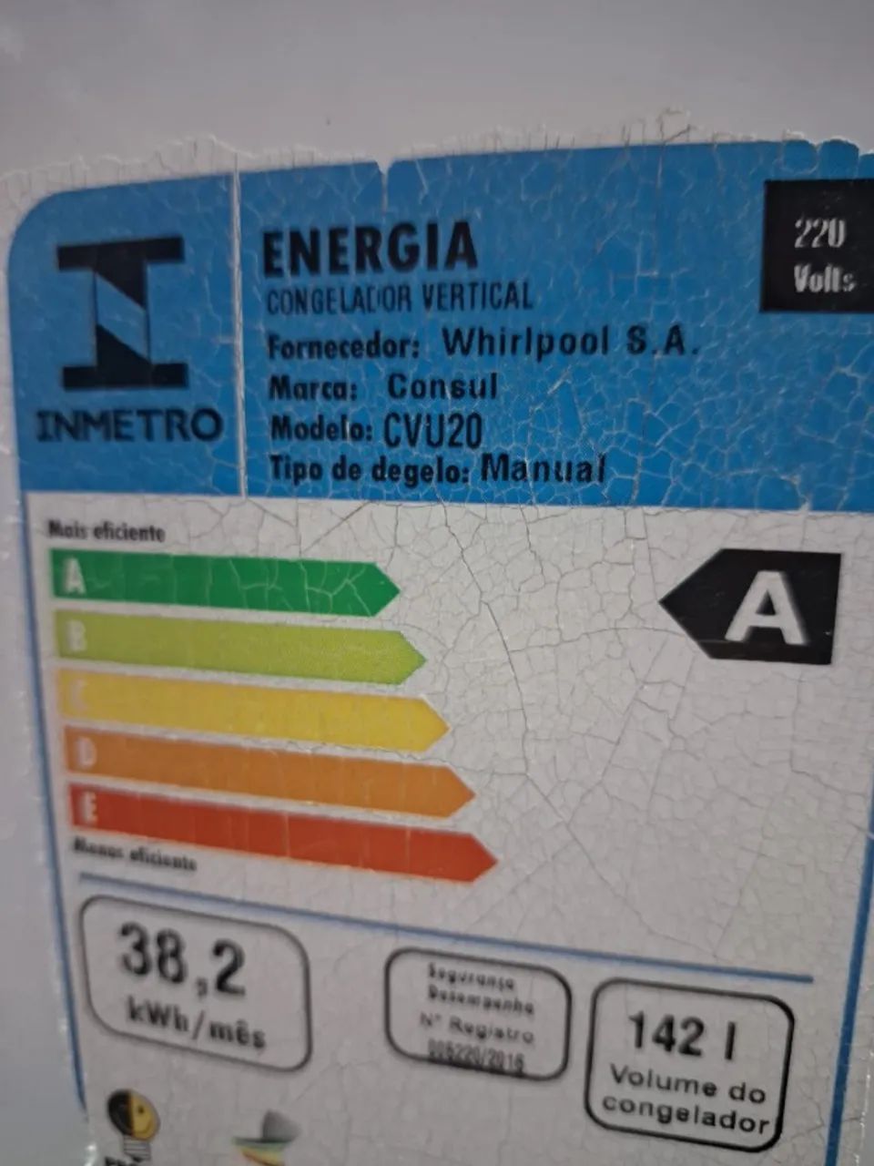 Freezer Vertical Consul CVU20 220V - Foto 3