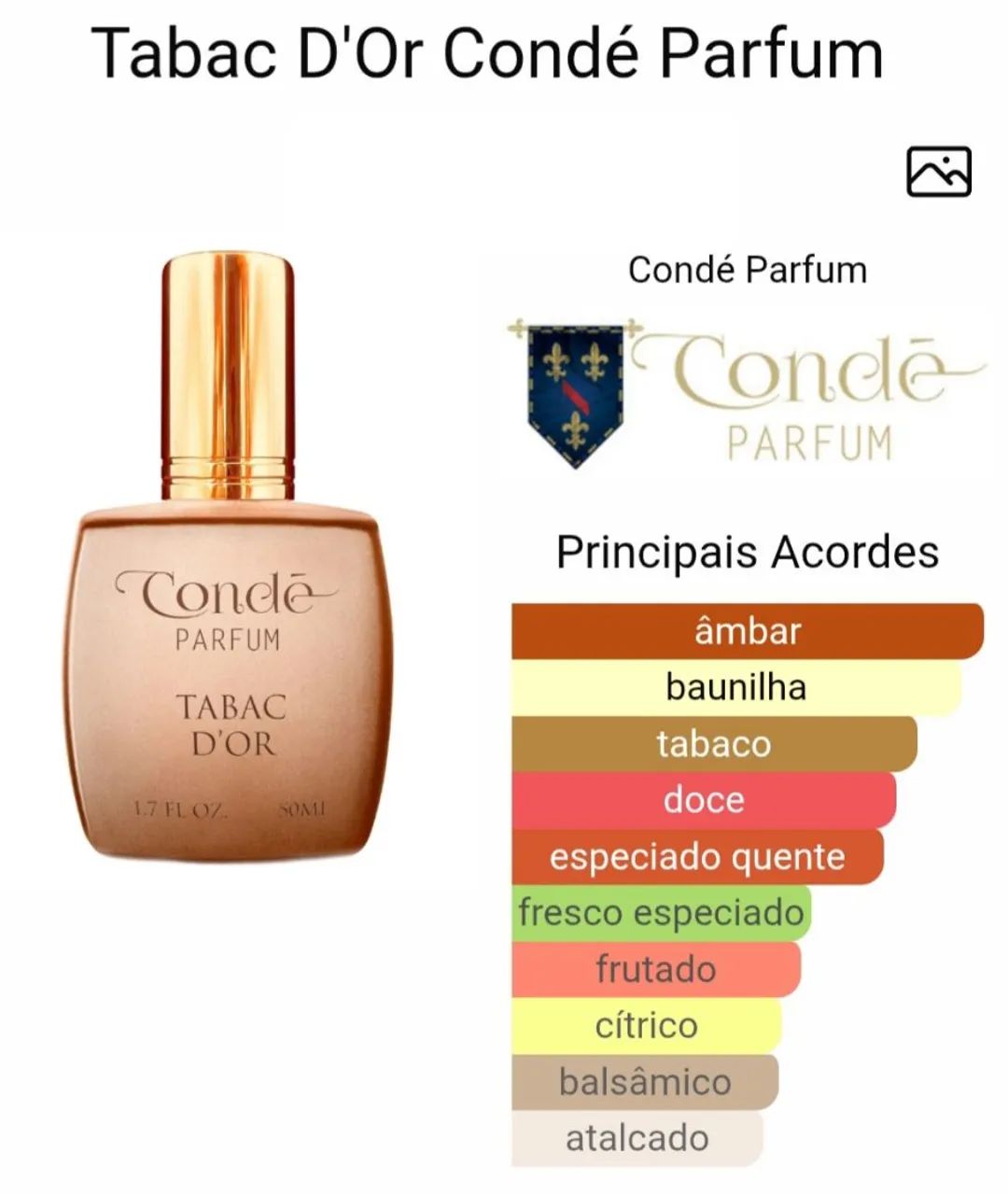 Perfume Tabac D'Or 50ml - Foto 3