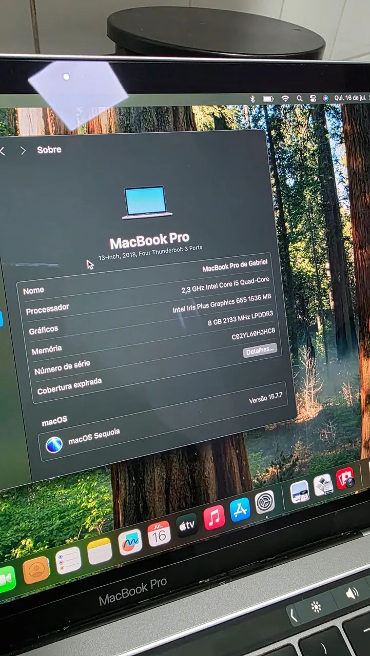 Macbook Pro 13 Polegadas 2018 - Foto 4