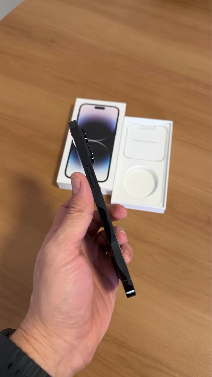 iPhone 14 Pro Max Space Black 128GB, Seminovo, 100% com Garantia