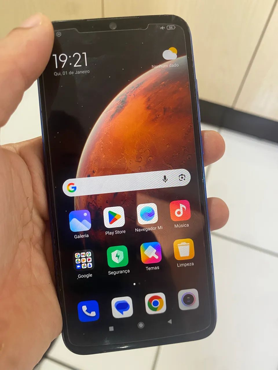 Redimi Note 8 com memoria de 128 gigas