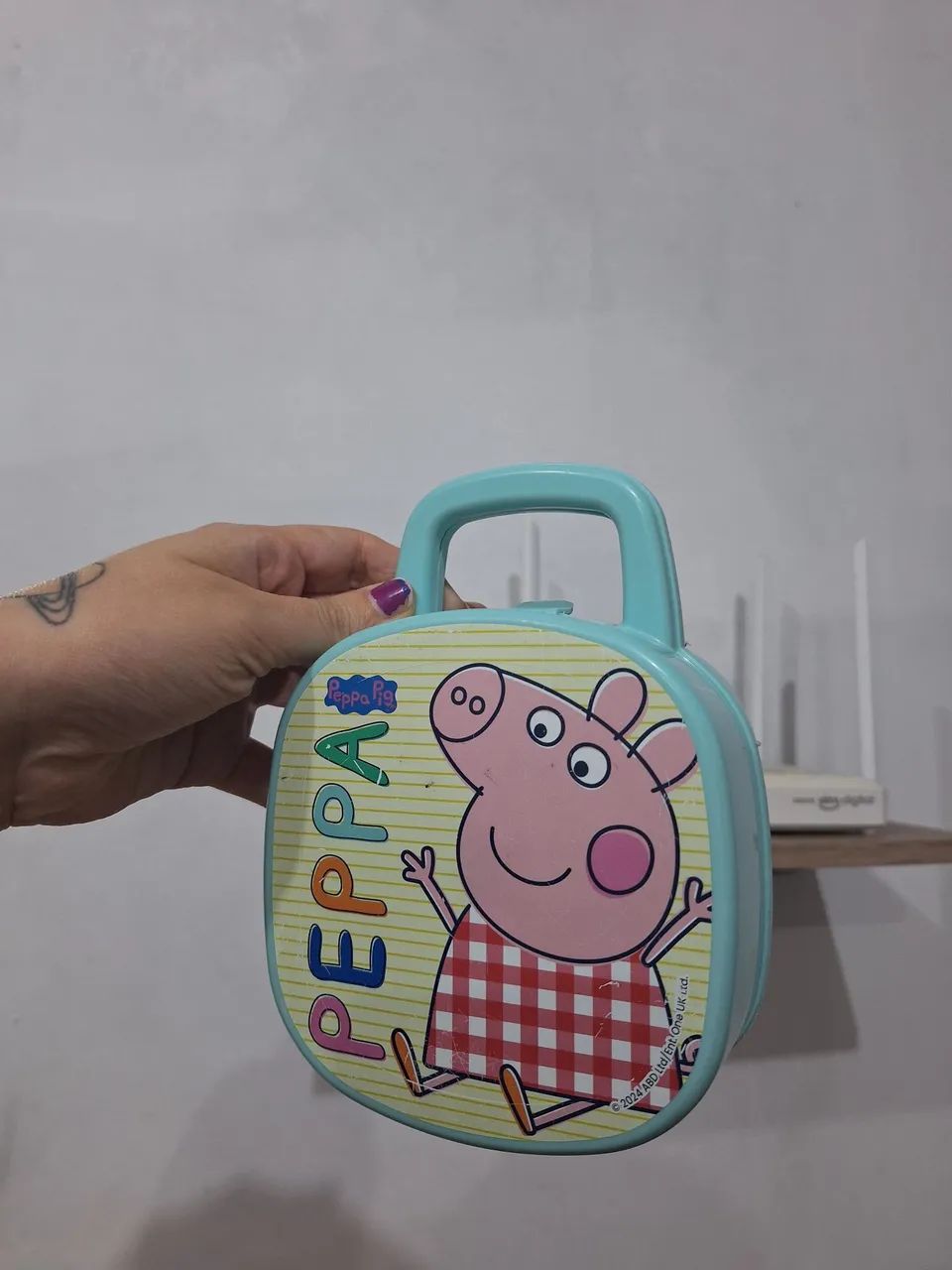 Maletinha peppa pig de brinquedo