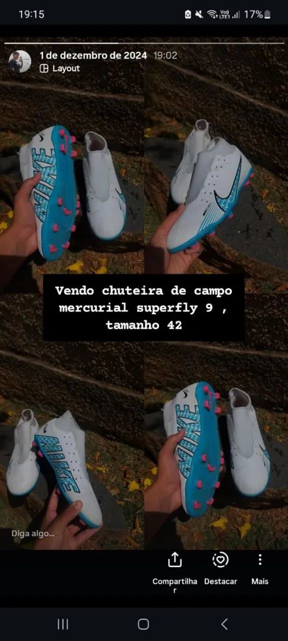 Chuteira Mercurial 