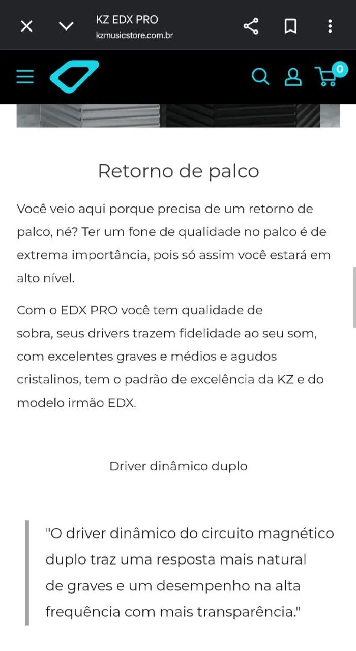 Kz edx pro Com microfone  - Foto 2