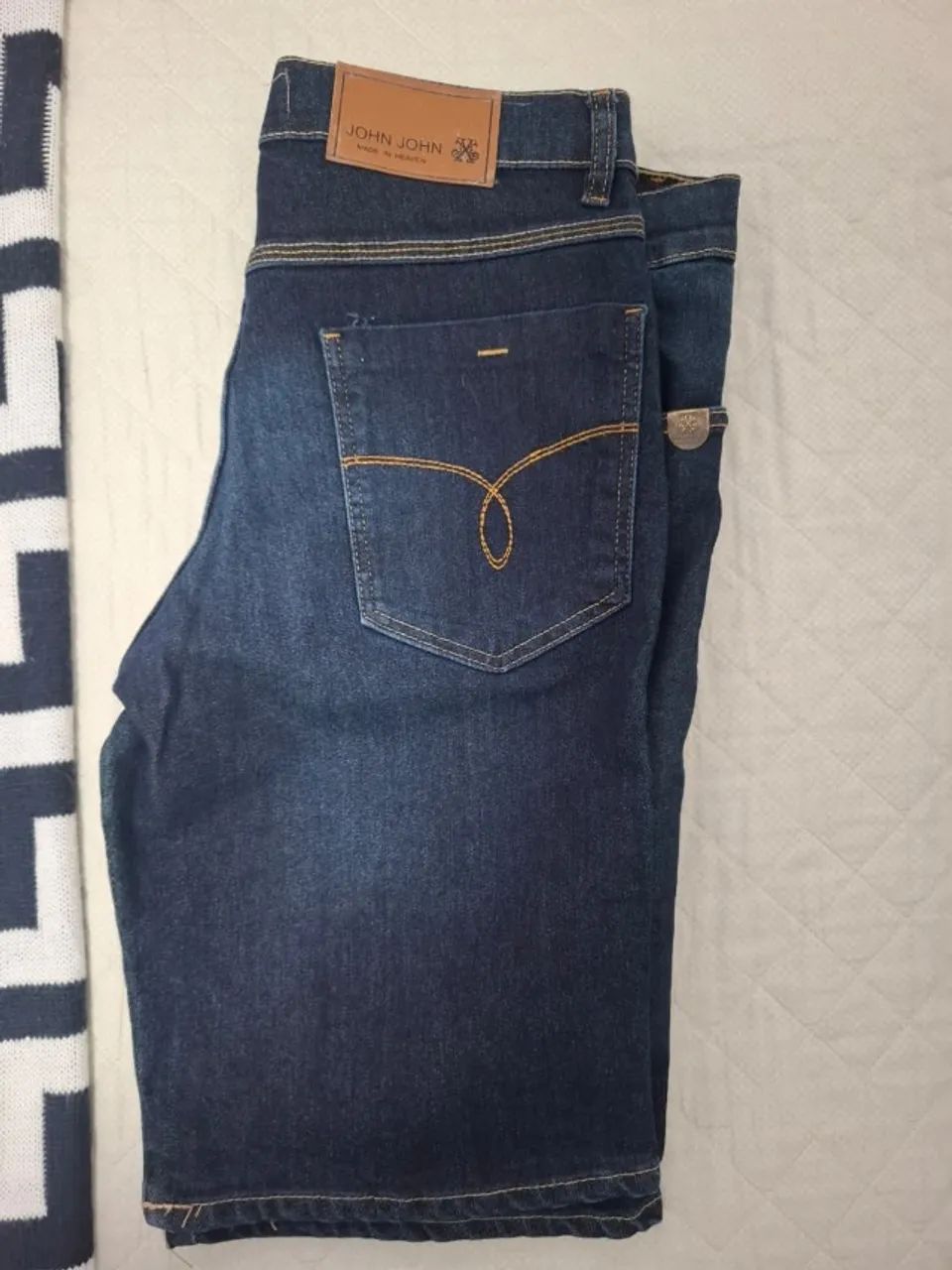 Bermuda jeans masculina