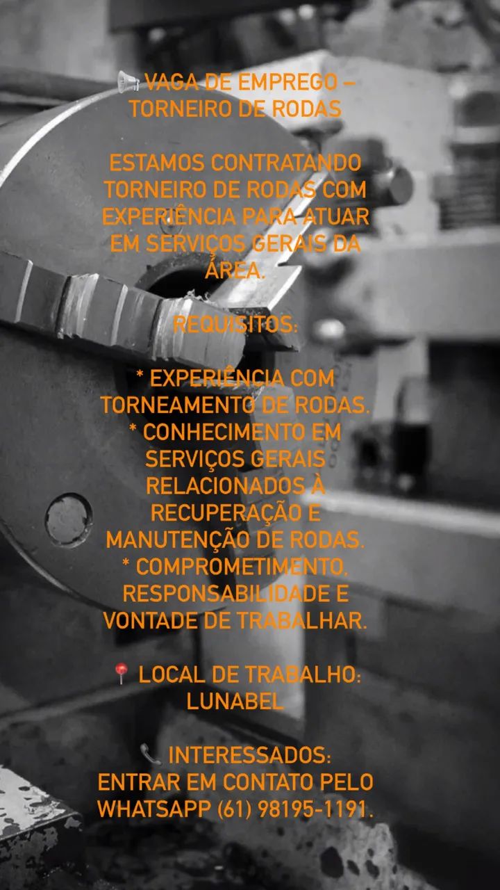 Vaga de emprego 