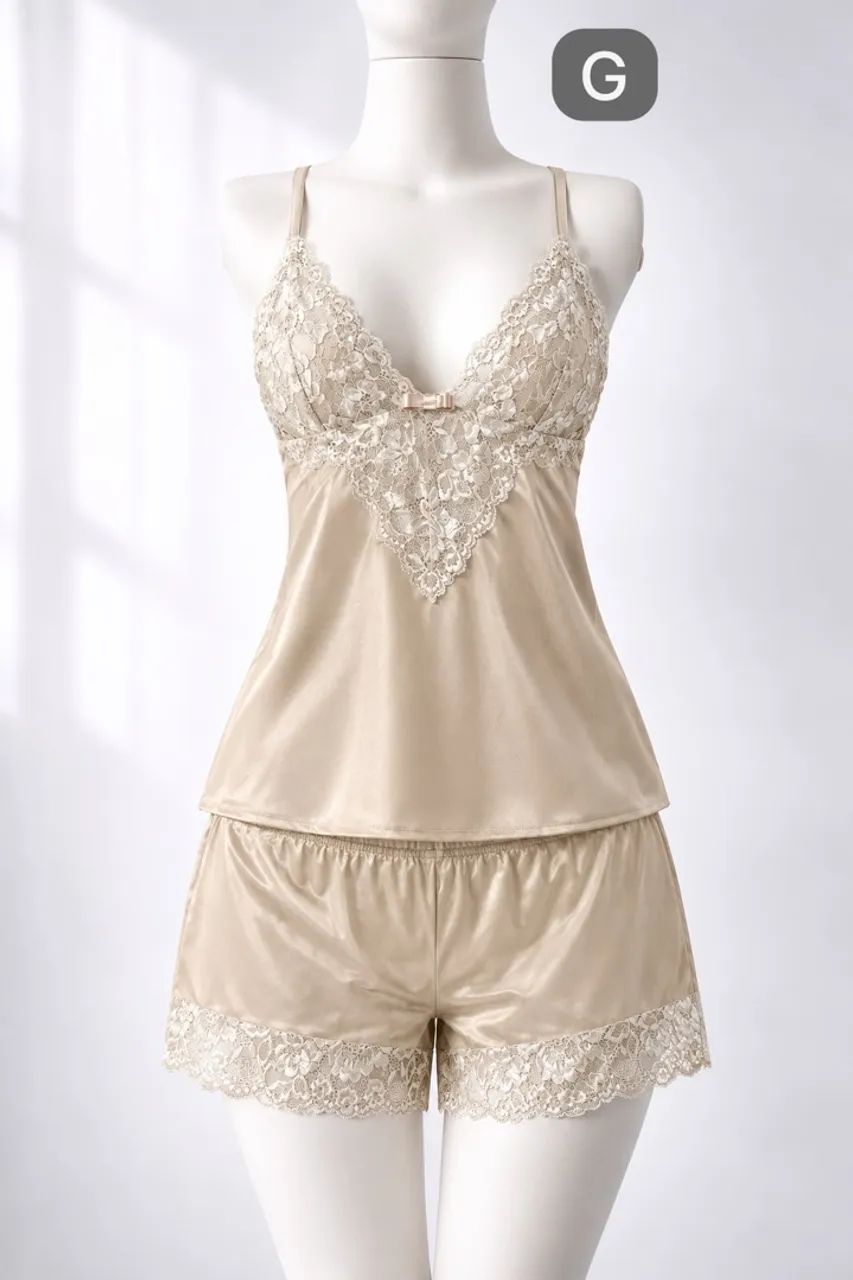 Baby-doll de seda - Foto 4