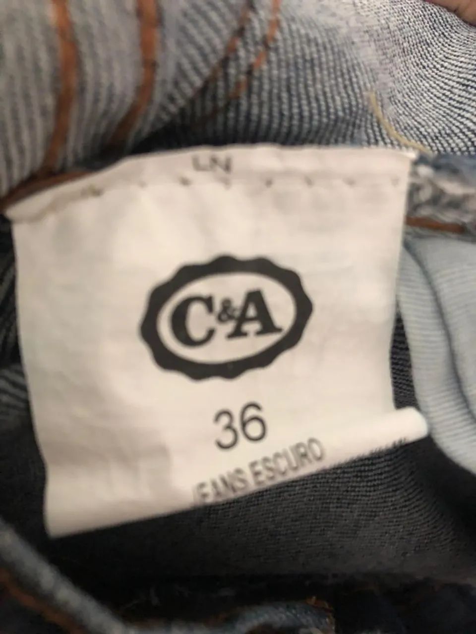 Calça jeans n 36 C&A  - Foto 4