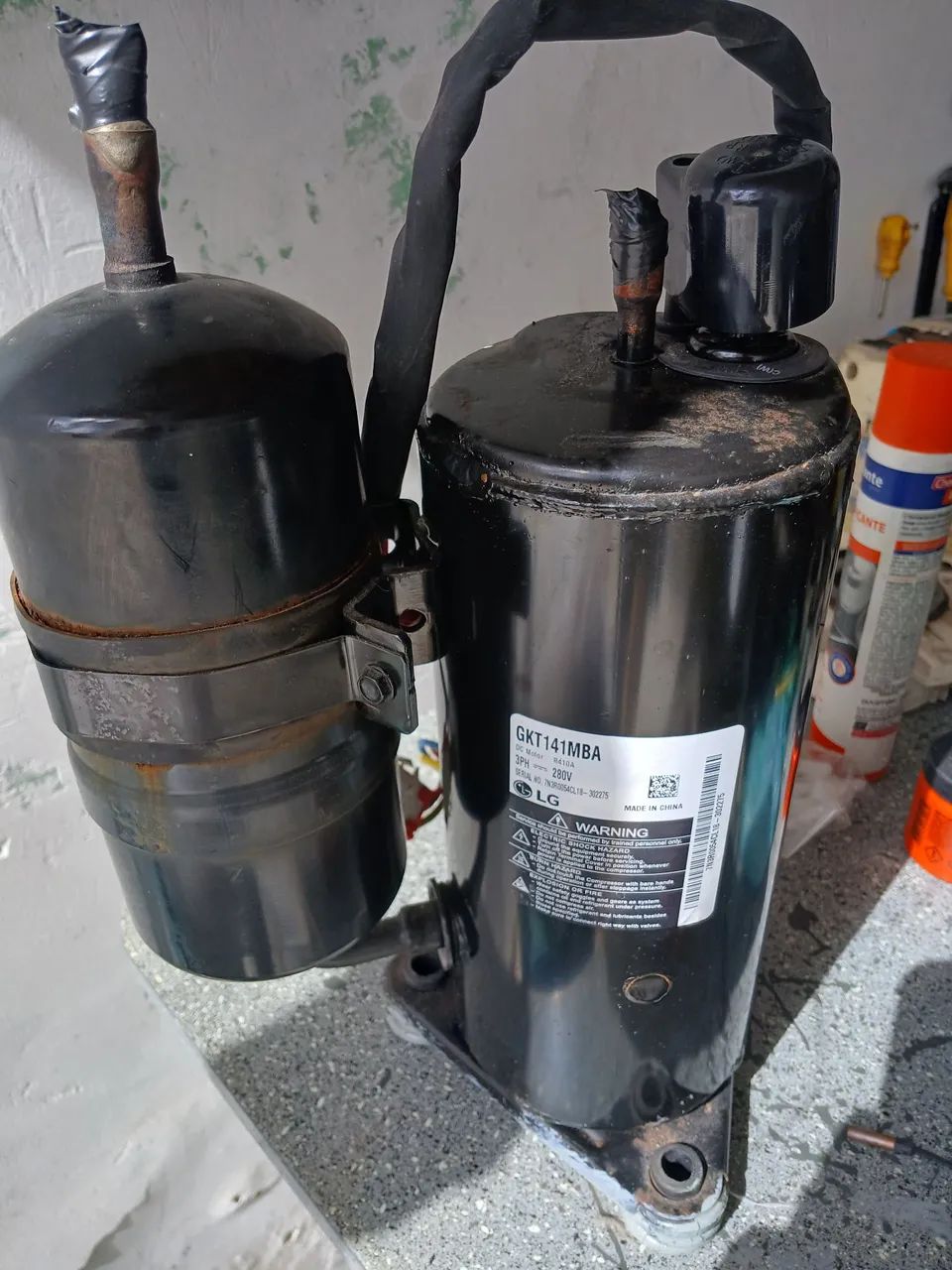 Motor compressor ar condicionado  inverter split