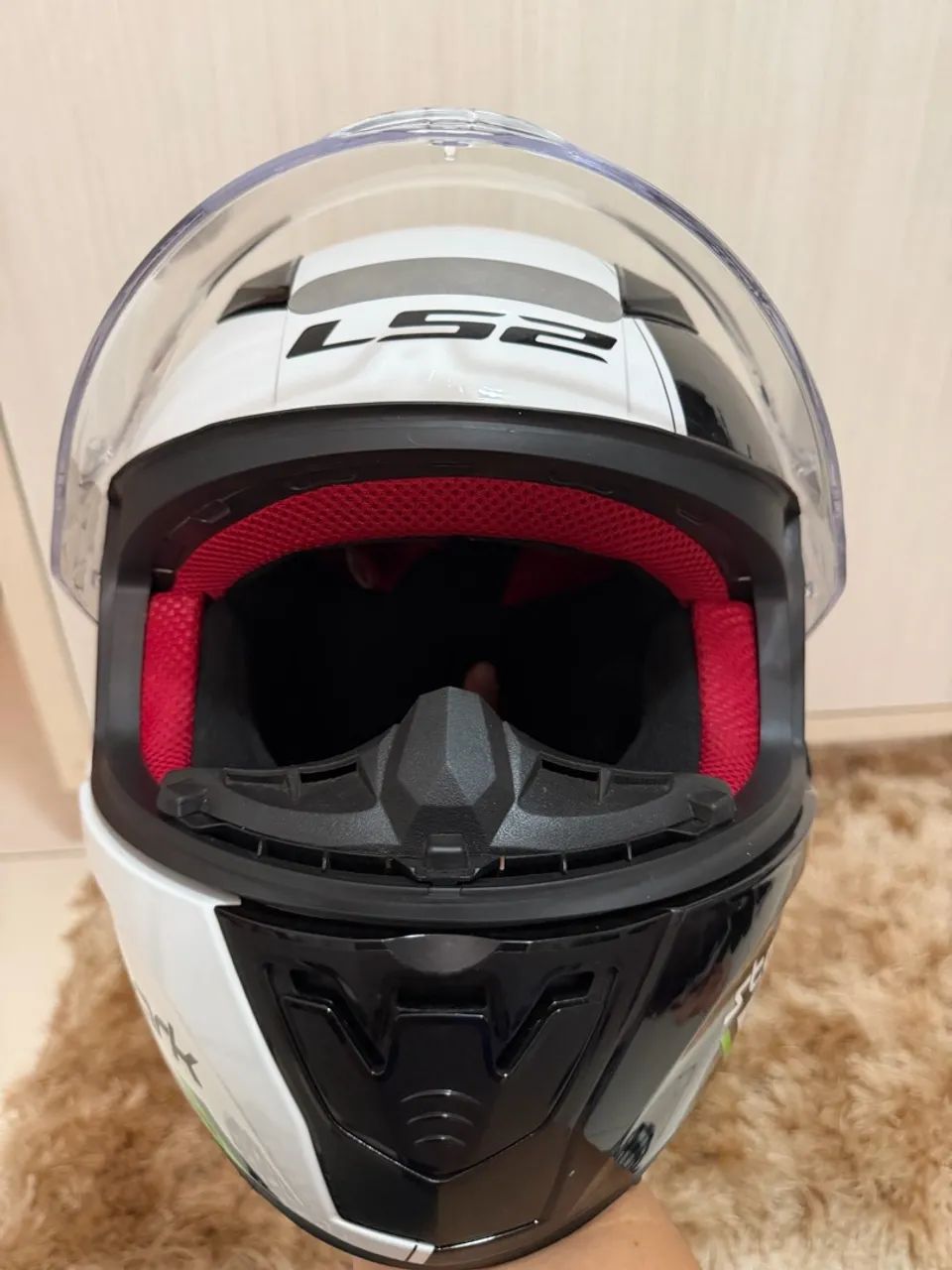 Capacete LS2 Rapid masculino pouquíssimo usado - Foto 4