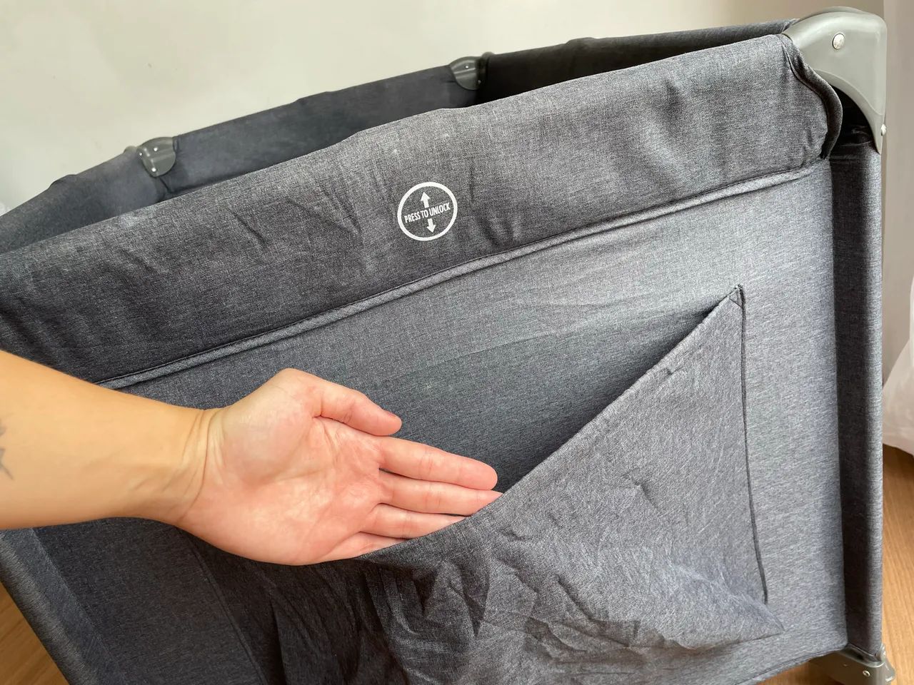  Berço Portátil Infantil Cercado 0-15kg MaxyBaby - Foto 3