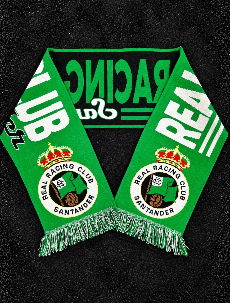 Cachecol Racing Santander da Espanha - Foto 3