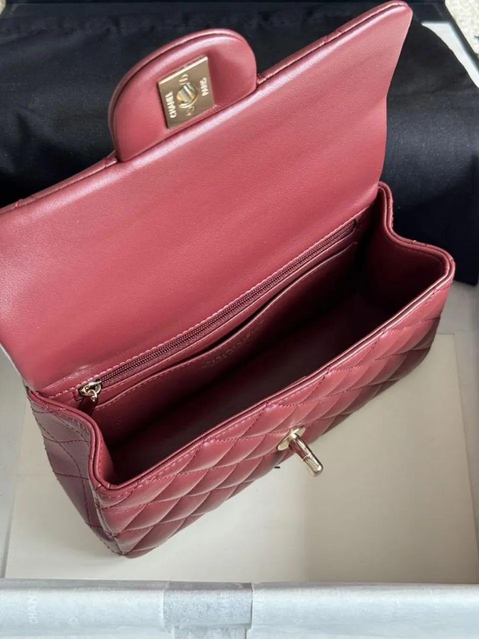 Bolsa em couro Chanel - Foto 5
