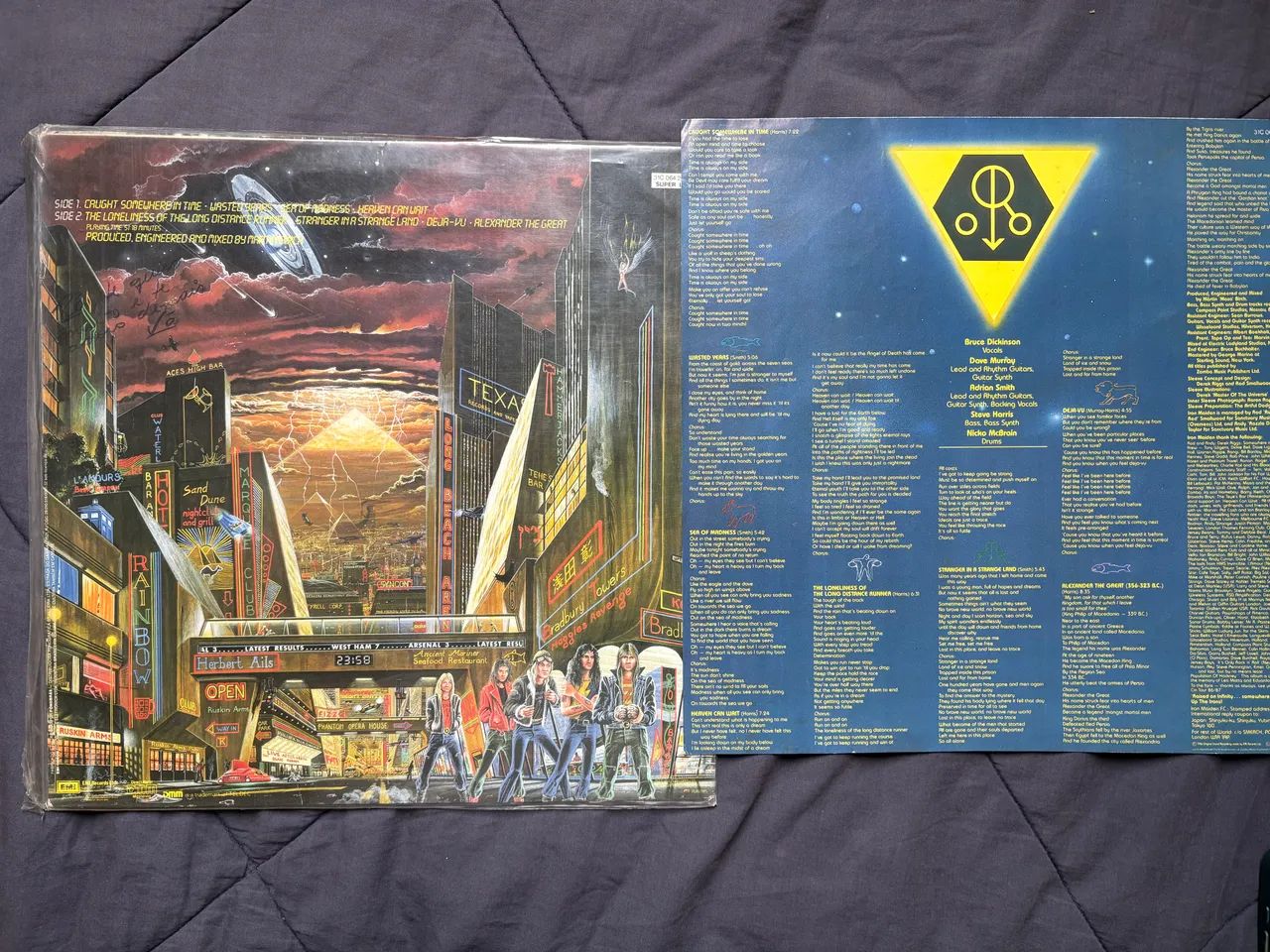 Iron Maiden - Somewhere In Time - disco vinil Lp - Foto 3