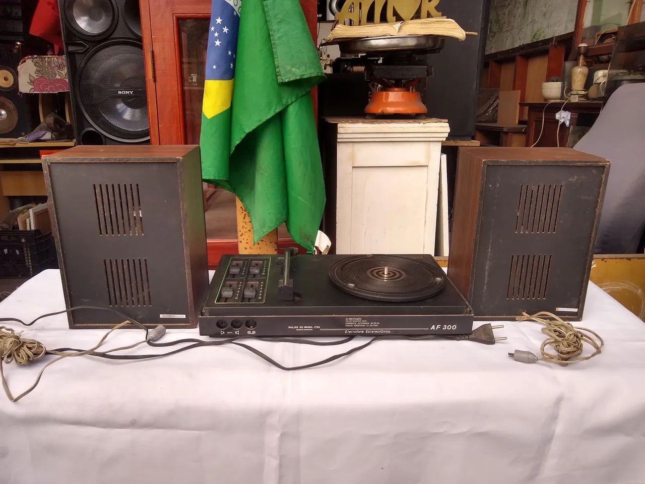 Toca Discos Philips AF-300 Década de 70 Antigus - Foto 4
