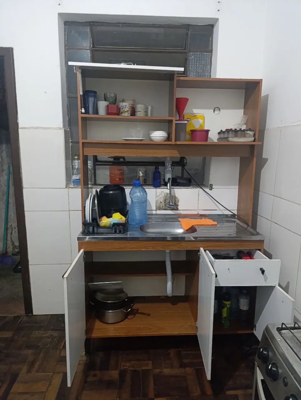 balcão de pia com tampo de inox - Foto 2