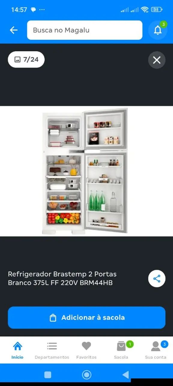 Geladeira Brastemp nova  - Foto 3
