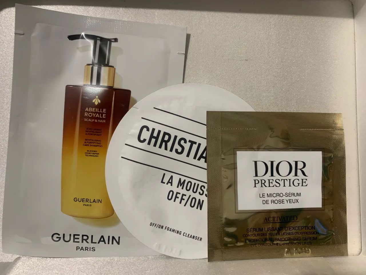 Kit de cuidados Dior e Guerlain (cabelos e face)