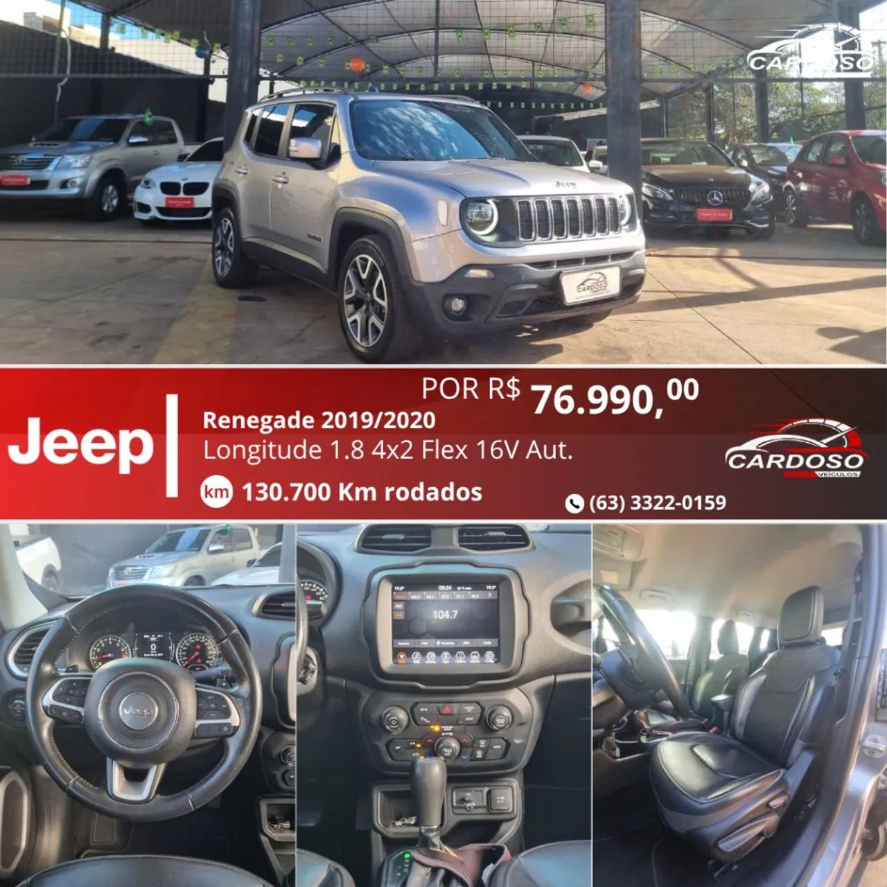 Jeep Renegade Renegade Longitude 1.8 4x2 Flex 16V Aut. 2020