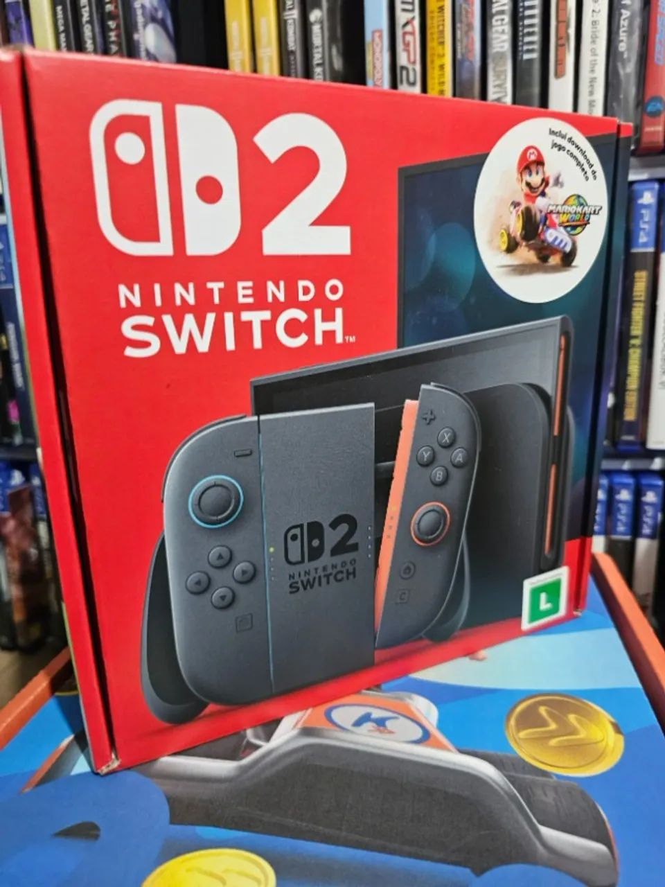 Nintendo Switch 2 Lacrado com Mario Kart Digital - Foto 3