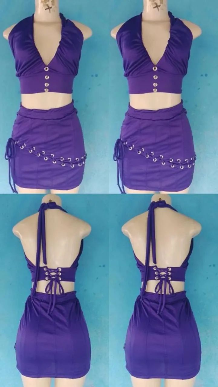 Conjunto de short saia - Foto 4