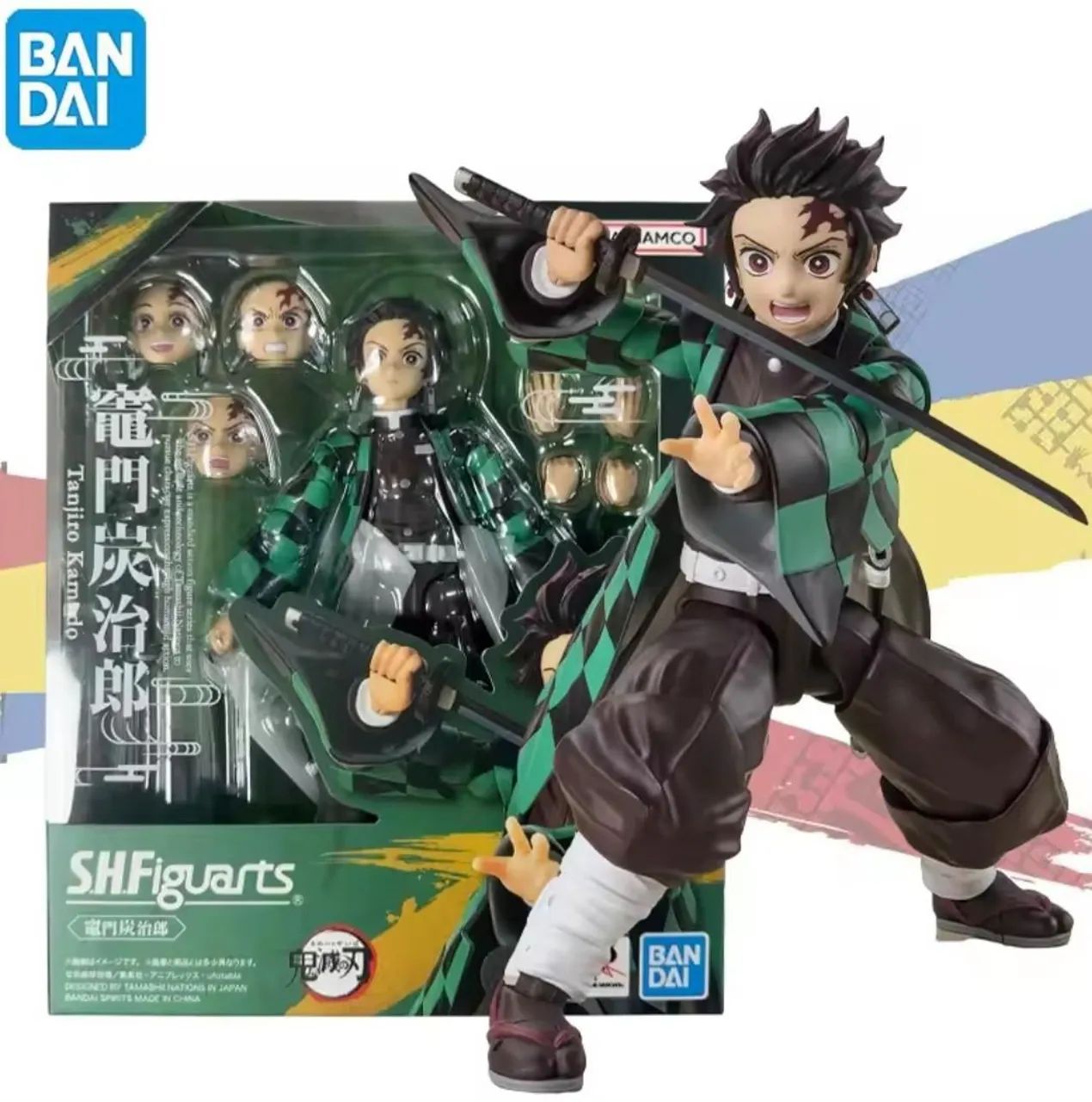 Tanjiro Kamado - Demon Slayer - S.H.Figuarts Bandai - NOVO<br>